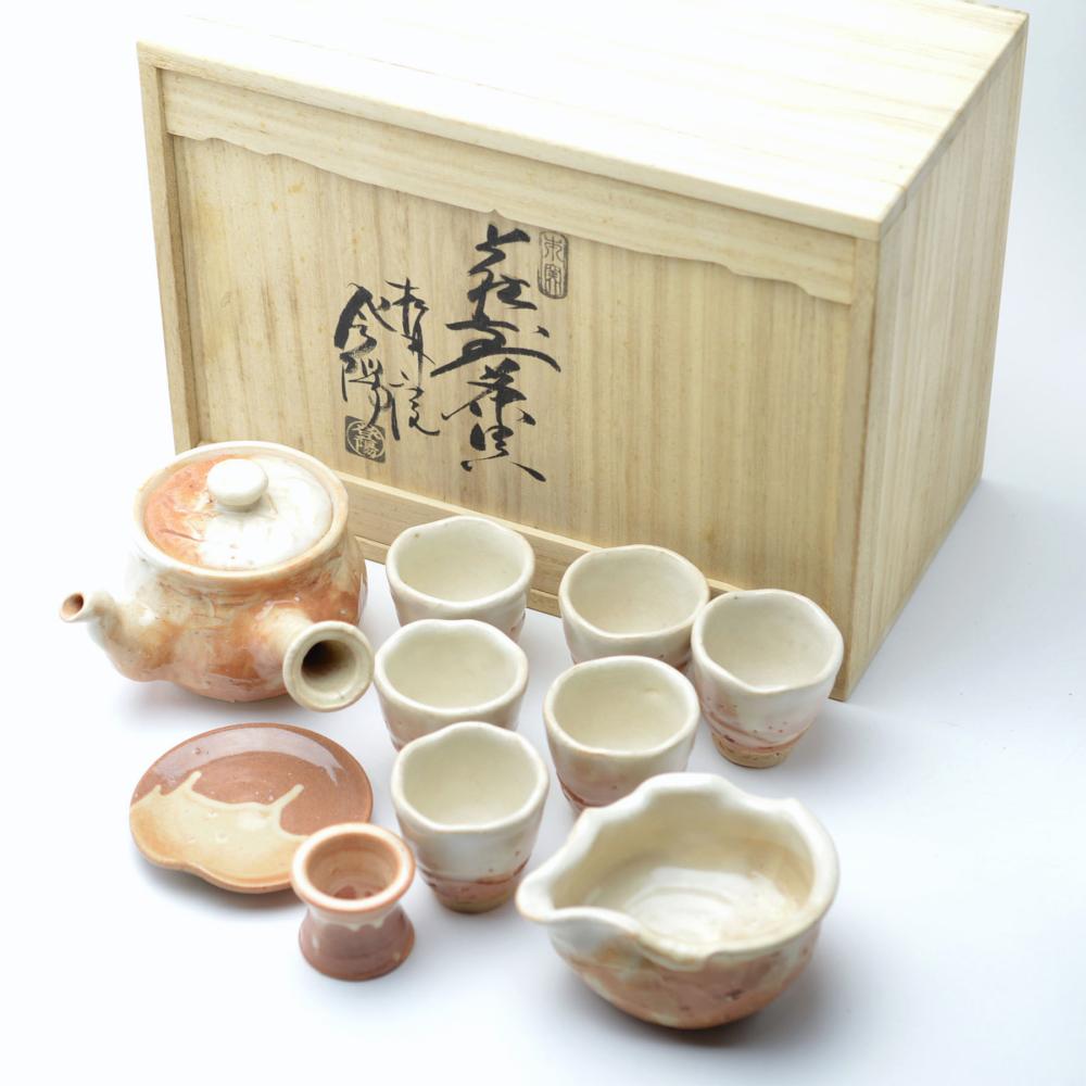 hagi,japan,ceramic,萩焼,和食器,sencha,kyusu,small,通販,hagiyaki,陶器
