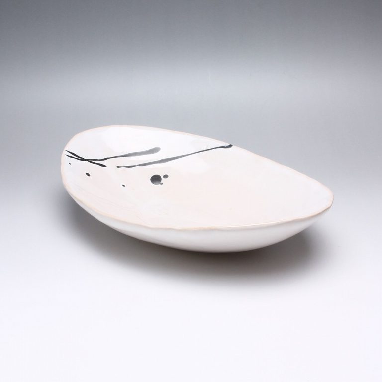 hagi ware,hagiyaki,sohei matsuno,orval bowl,white