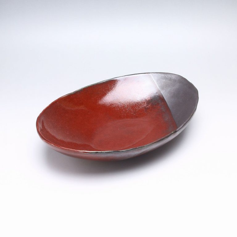 hagi ware,hagiyaki,sohei matsuno,orval bowl,red