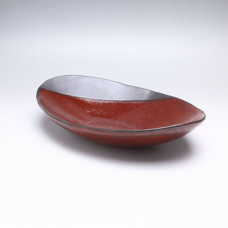 hagi ware,hagiyaki,sohei matsuno,orval bowl,red