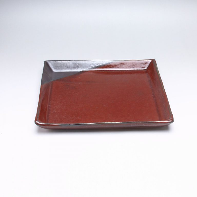 hagi ware,hagiyaki,sohei matsuno,square plate