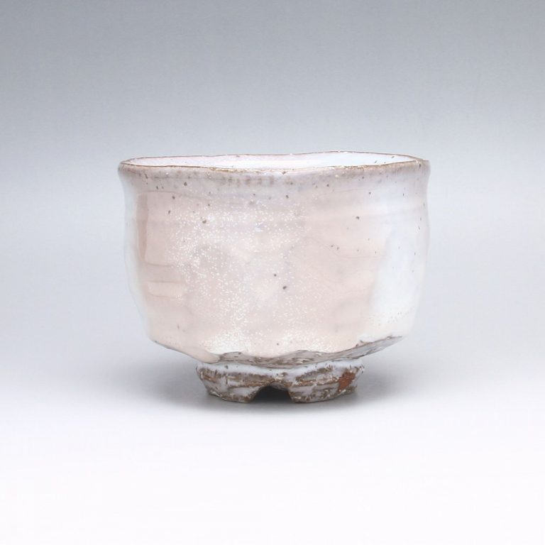 hagi ware,teabowl,mathca bowl,kiyoshi yamato