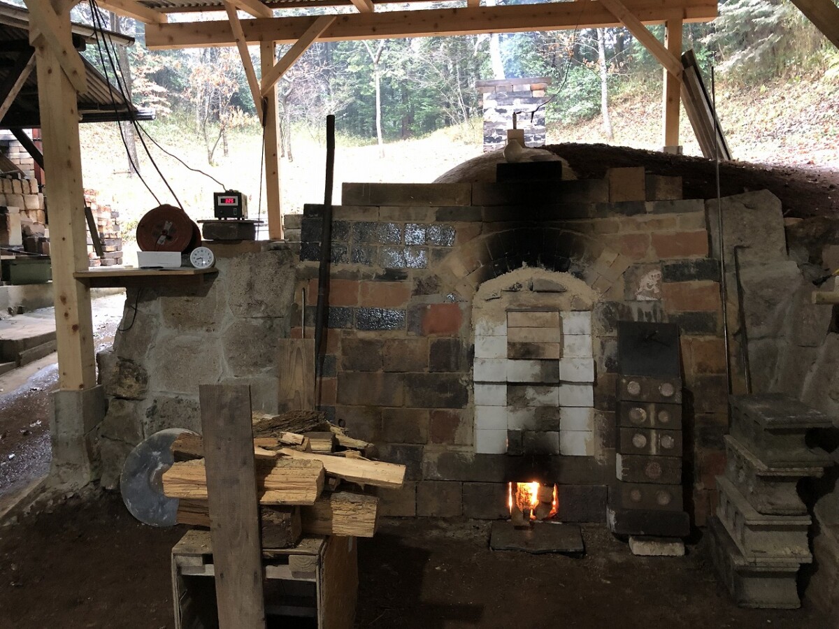 touri yoshino, anagama, first, hatsugama